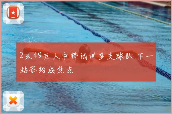 2米49巨人中锋试训多支球队 下一站签约成焦点